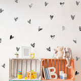 Funlife®|Watercolor Heart Play Room Wall Sticker