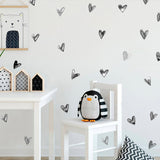 Funlife®|Watercolor Heart Play Room Wall Sticker