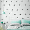 Funlife®|Watercolor Triangle Play Room Wall Sticker