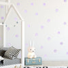 Funlife®|Purple Watercolor Circle Play Room Wall Sticker