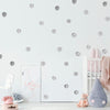 Funlife®|Grey Watercolor Circle Nursery Wall Decal