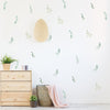 Funlife®|Watercolor Leaves Play Room Wall Sticker