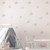 Funlife®|Watercolor Flamingo & Flowers Play Room Wall Sticker