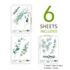 Funlife®|Watercolor Leaves kids Sticker