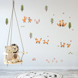 Funlife®|Fox Nursery Wall Decal