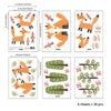 Funlife®|Fox Nursery Wall Decal