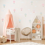 Funlife®|Hot Air Balloon Play Room Wall Sticker