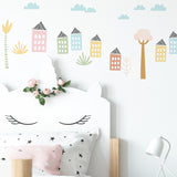 Funlife® | Nordic house Child Room Wall Decal