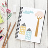 Funlife® | Nordic house Child Room Wall Decal
