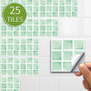 Funlife®|Macaron Green Mosaic Wall Tile Sticker