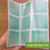 Funlife®|Macaron Green Mosaic Wall Tile Sticker