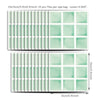 Funlife®|Macaron Green Mosaic Wall Tile Sticker