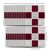 Funlife®|Red Grey Mosaic Wall Tile Sticker