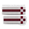 Funlife®|Red Grey Mosaic Wall Tile Sticker