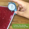 Funlife®|Ruby Red Mosaic Wall Tile Sticker