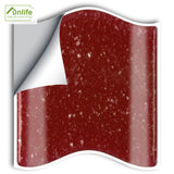 Ruby Red Mosaic Wall Tile Sticker