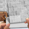 Funlife®|Grey Stone Wall Tile Sticker