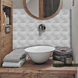 Funlife®|Grey Stone Wall Tile Sticker
