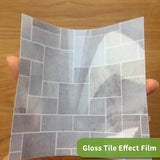 Funlife®|Grey Stone Wall Tile Sticker