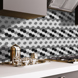 Funlife®|Marble Mosaic Wall Tile Sticker
