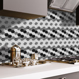 Funlife®|Marble Mosaic Wall Tile Sticker