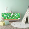 Funlife® | Palm Leaves Wardrobe Sticker for Kids
