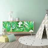 Funlife® | Palm Leaves Wardrobe Sticker for Kids