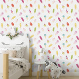 Lovely Dessert Patterned Wallpaper For Kids | Funlife®