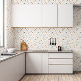 Nordic Fall Terrazzo Seamless Wallpaper | Funlife®