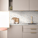 Nordic Fall Terrazzo Seamless Wallpaper | Funlife®