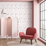 Modern Pink Terrazzo Seamless Wallpaper | Funlife®