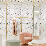 Modern Pink Terrazzo Seamless Wallpaper | Funlife®