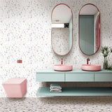 Modern Pink Terrazzo Seamless Wallpaper | Funlife®