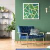 Nordic Forest Green Terrazzo Wallpaper, MEET IN ART GALLREY[TM]  | Funlife®