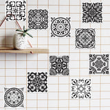 funlife Peel and Stick Thick Flat Glossy Kitchen Tile Backsplash, Self-Adhesive Wall Tile Stickers for Home Decor