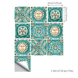 funlife Peel and Stick Thick Flat Glossy Kitchen Tile Backsplash, Self-Adhesive Wall Tile Stickers for Home Decor