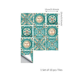 funlife Peel and Stick Thick Flat Glossy Kitchen Tile Backsplash, Self-Adhesive Wall Tile Stickers for Home Decor