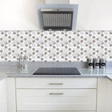 funlife Peel and Stick Thick Flat Glossy Kitchen Tile Backsplash, Self-Adhesive Wall Tile Stickers for Home Decor