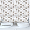 funlife Peel and Stick Thick Flat Glossy Kitchen Tile Backsplash, Self-Adhesive Wall Tile Stickers for Home Decor