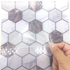 funlife Peel and Stick Thick Flat Glossy Kitchen Tile Backsplash, Self-Adhesive Wall Tile Stickers for Home Decor