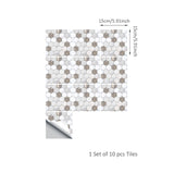 funlife Peel and Stick Thick Flat Glossy Kitchen Tile Backsplash, Self-Adhesive Wall Tile Stickers for Home Decor