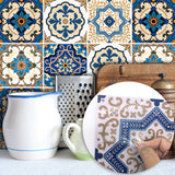 funlife Peel and Stick Thick Flat Glossy Kitchen Tile Backsplash, Self-Adhesive Wall Tile Stickers for Home Decor