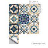 funlife Peel and Stick Thick Flat Glossy Kitchen Tile Backsplash, Self-Adhesive Wall Tile Stickers for Home Decor