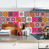 funlife Peel and Stick Thick Flat Glossy Kitchen Tile Backsplash, Self-Adhesive Wall Tile Stickers for Home Decor