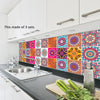 funlife Peel and Stick Thick Flat Glossy Kitchen Tile Backsplash, Self-Adhesive Wall Tile Stickers for Home Decor