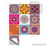 funlife Peel and Stick Thick Flat Glossy Kitchen Tile Backsplash, Self-Adhesive Wall Tile Stickers for Home Decor