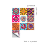 funlife Peel and Stick Thick Flat Glossy Kitchen Tile Backsplash, Self-Adhesive Wall Tile Stickers for Home Decor