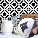 funlife Peel and Stick Thick Flat Glossy Kitchen Tile Backsplash, Self-Adhesive Wall Tile Stickers for Home Decor