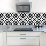 funlife Peel and Stick Thick Flat Glossy Kitchen Tile Backsplash, Self-Adhesive Wall Tile Stickers for Home Decor