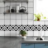 funlife Peel and Stick Thick Flat Glossy Kitchen Tile Backsplash, Self-Adhesive Wall Tile Stickers for Home Decor